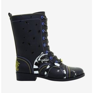 Beetlejuice combat boots NWT